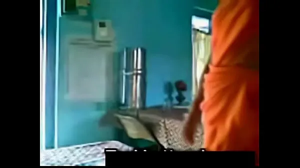 XXX Orange Saree Aunty with Uncle shafy top video's