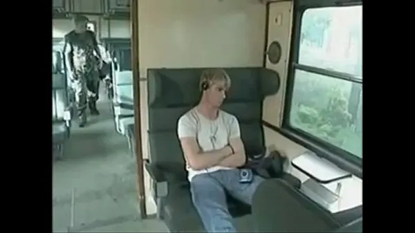 XXX Blond guys fuck on the train top Videos
