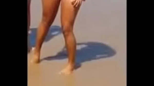 XXX Filming Hot Dental Floss On The Beach - Pussy Soup - Amateur Videos toppvideoer