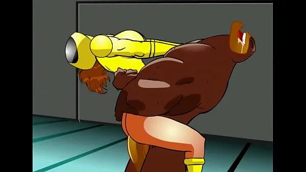 XXX سب سے اوپر کی ویڈیوز Yellow Ranger Bearhug