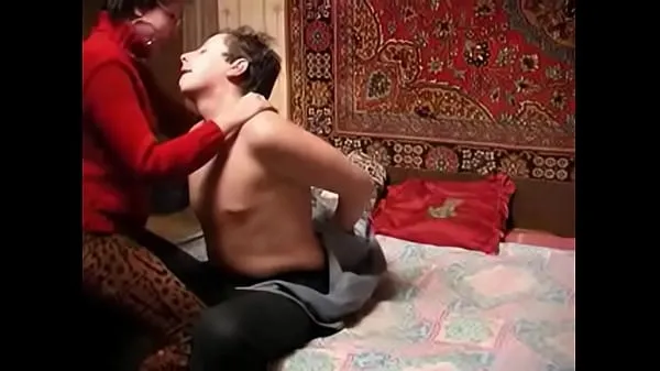 XXX سب سے اوپر کی ویڈیوز Russian mature and boy having some fun alone