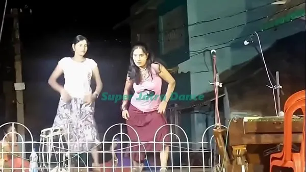 XXX See what kind of dance is done on the stage at night !! Super Jatra recording dance !! Bangla Village ja热门视频