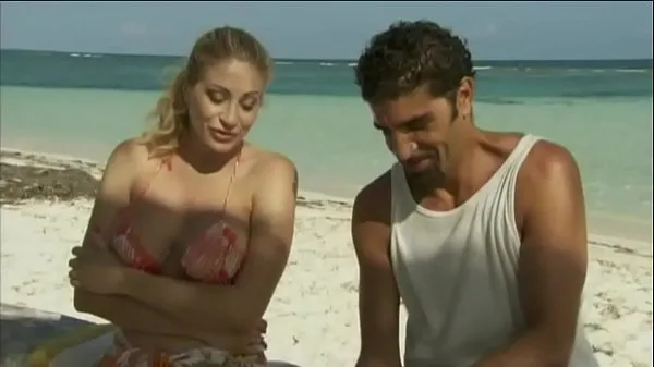 XXX سب سے اوپر کی ویڈیوز Italian pornstar Vittoria Risi screwed by two sailors on the beach