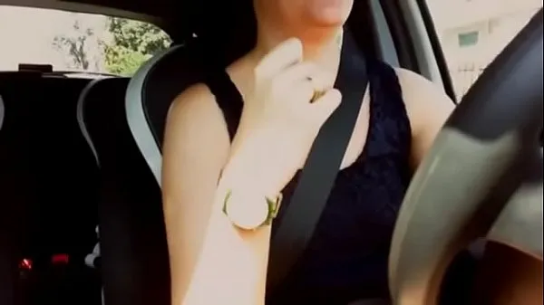 XXX سب سے اوپر کی ویڈیوز I drive and masturbate in the car until I come in more wet orgasms