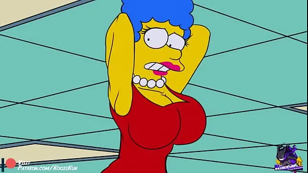 XXX Marge Simpson tits top videa