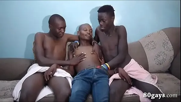XXX Black African Twinks Barebacking Threesome najlepsze filmy