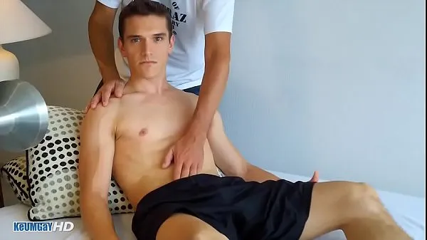 XXX Christophe French sea guard gets wanked his huge cock by 2 guys in spite of him أفضل مقاطع الفيديو