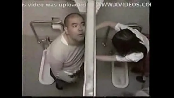 XXX Teacher fuck student in toilet top videoer