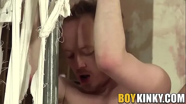 XXX Submissive bound twink wax tormented and anally fucked κορυφαία βίντεο