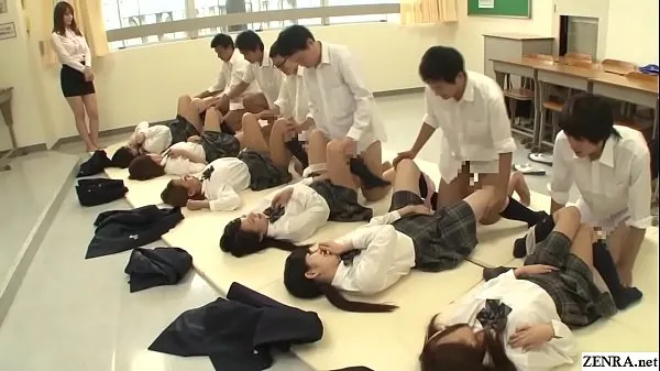XXX JAV synchronized missionary sex led by teacher top video's