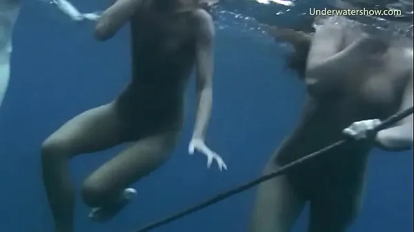 XXX Girls on Tenerife swimming naked top videa