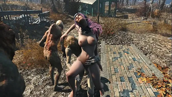 XXX Fallout 4 Ghouls have their way Video teratas