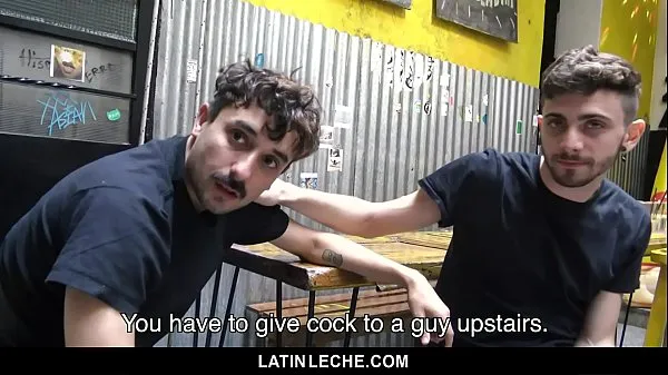 XXX LatinLeche - Sexy Latino Boy Gets Covered In Cum By Four Hung Guys أفضل مقاطع الفيديو