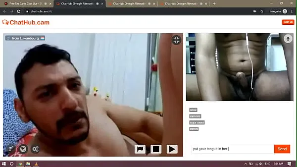 XXX Man eats pussy on webcam Video teratas