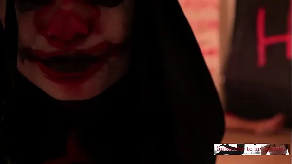 XXX سب سے اوپر کی ویڈیوز The Joker witch k. and k. clown. halloween 2019