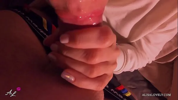 XXX Teen Blowjob Big Cock and Cumshot on Lips - Amateur POV κορυφαία βίντεο