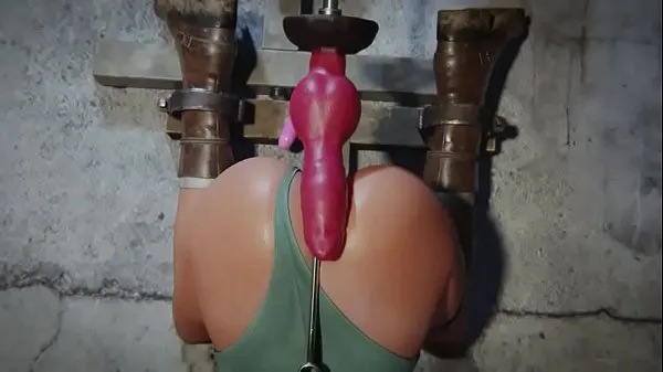 XXX Lara Croft Fucked By Sex Machine [wildeerstudio Video hàng đầu