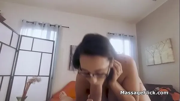 XXX Curvy big tit nerd pov fucked during massage top videoer