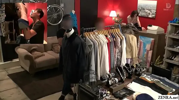 XXX Risky public sex in Japanese clothing shop Tsubasa Hachino top videa