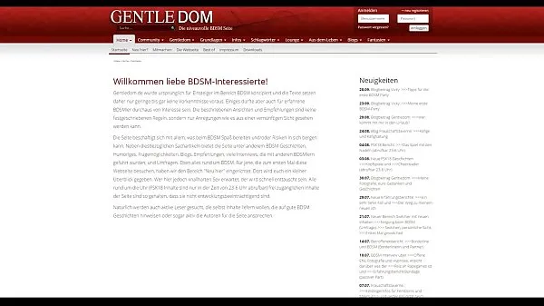 XXX BDSM interview: Interview with Gentledom.de - The free & high-quality BDSM community najlepsze filmy