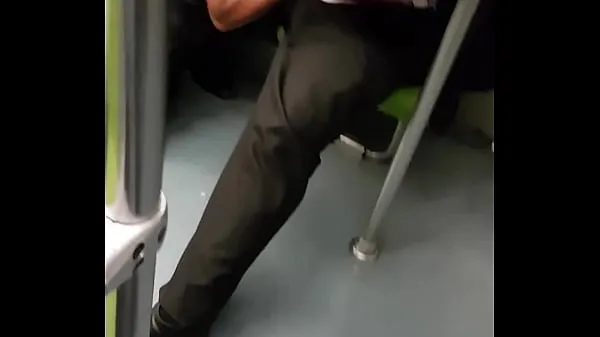 XXX He sucks him on the subway until he comes and throws them najlepsze filmy