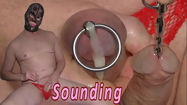 XXX سب سے اوپر کی ویڈیوز Urethral Sounding & Cumshot