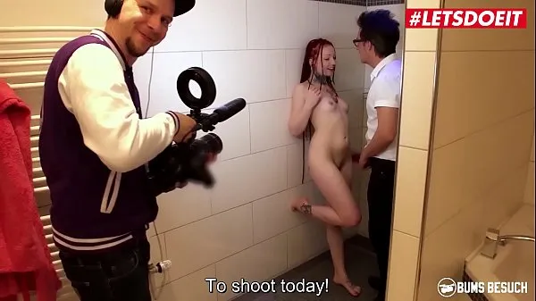 XXX LETSDOEIT - - German Pornstar Tricked Into Shower Sex With By Dirty Producers κορυφαία βίντεο