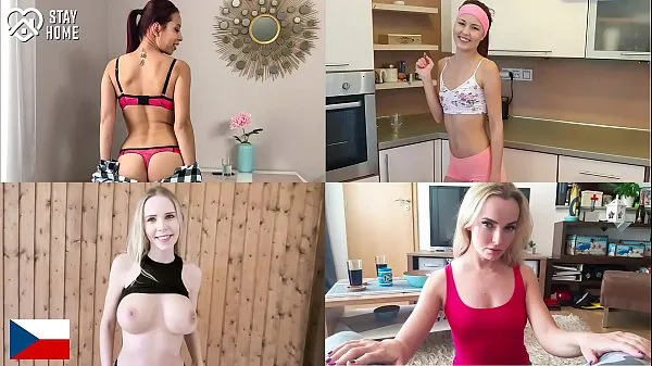 XXX DOEGIRLS - Fate Parker - Le ragazze ceche cavalcano un cazzo e giocano con la figa durante la chiusura - Edizione sexy top Video