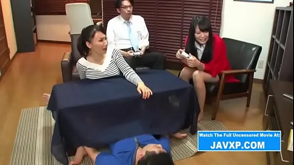XXX JAV S. Fucking Mom under Table on Game Night top video's
