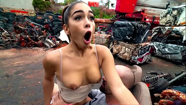 XXX Hot fit teen gets fucked in her booty in Junk Junction - teen anal porn top Videos