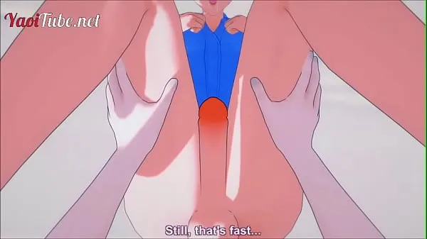 XXX سب سے اوپر کی ویڈیوز Evangelion Yaoi Hentai 3D - Shinji x Kaworu. Handjob, blowjob and bareback and cums in his mouth and ass