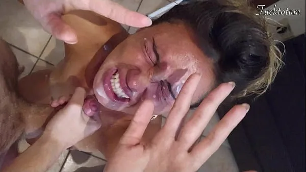XXX Girl orgasms multiple times and in all positions. (at 7.4, 22.4, 37.2). BLOWJOB FEET UP with epic huge facial as a REWARD - FRENCH audio top videoer