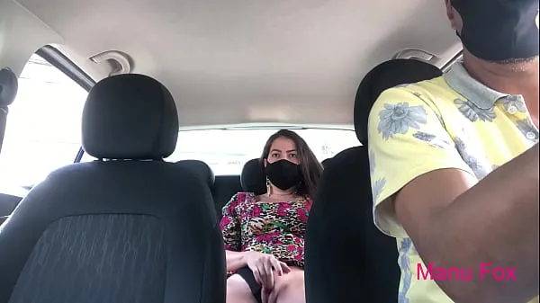 XXX I teased the uber driver until he made me come top videoer