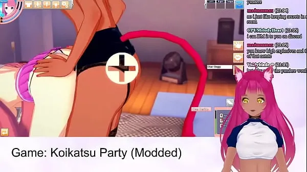 XXX VTuber LewdNeko Plays Koikatsu Party Part 4 วิดีโอยอดนิยม