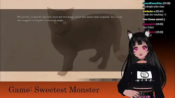 XXX VTuber LewdNeko Plays Sweetest Monster Part 1 วิดีโอยอดนิยม
