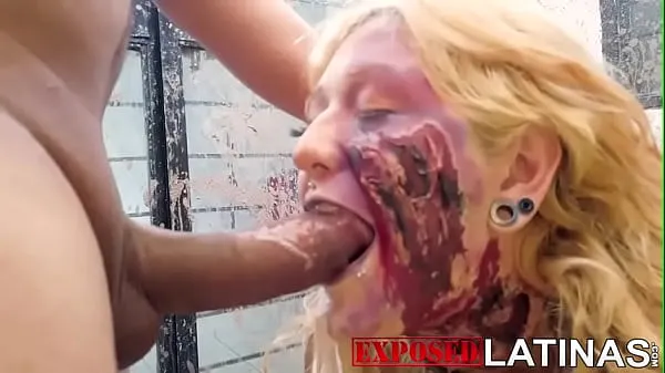 XXX ExposedLatinas - Latina blonde zombie girl gets fucked like a beast en iyi Videolar