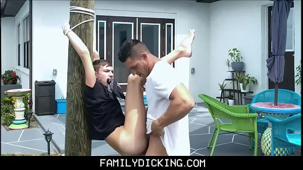 XXX Young Blonde Boy Nephew Tied Up To Tree Fucked By Uncle Jax Thirio top Videos