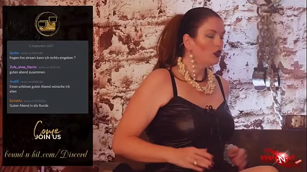 XXX BoundNHit Discord Stream # 7 Fetish & BDSM Q&A with Domina Lady Julina top Vídeos