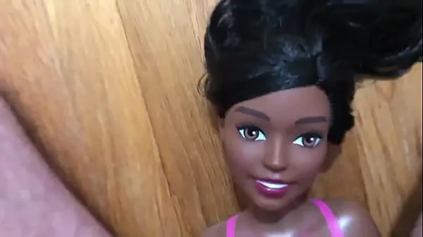 XXX Dark Brown Barbie Styling Head Doll top videa