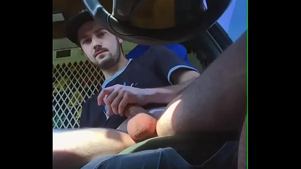 XXX Jacking Off and Cumming in my Work Van at a Busy Public Parking Lot | Anguish Gush Video teratas