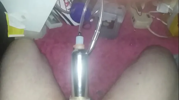 XXX Milking machine sucks my dick top Video