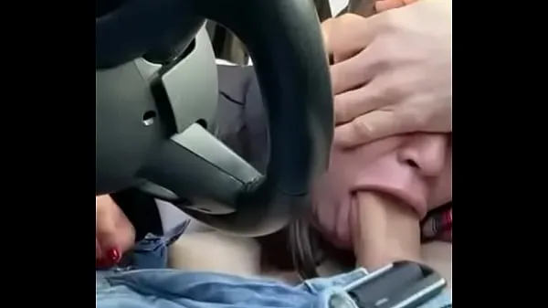 XXX blowjob in the car before the police catch us top Videos