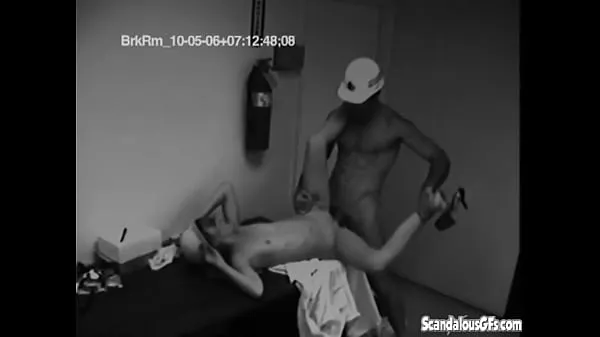 XXX Hard hat back room fuck caught on camera top video's