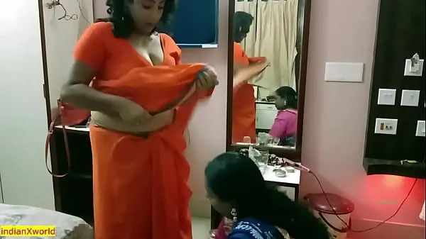 XXX سب سے اوپر کی ویڈیوز Desi Cheating husband caught by wife!! family sex with bangla audio