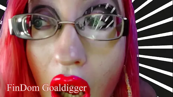 XXX Eyeglasses and red lips mesmerize Video hàng đầu