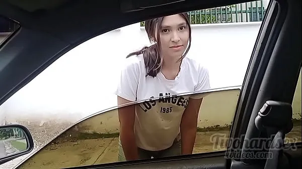 XXX I meet my neighbor on the street and give her a ride, unexpected ending top videa