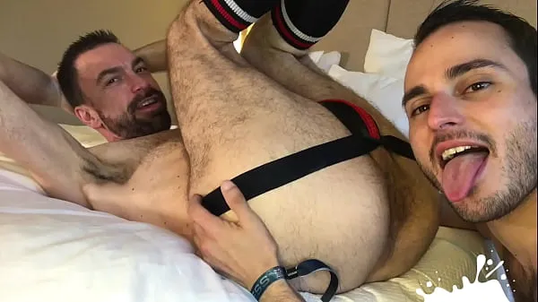 XXX سب سے اوپر کی ویڈیوز Sexy Spanish gets double FF fisted and fucked bareback by skinny Twink