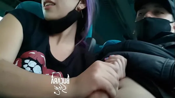 XXX Fucking in a copetran bus with a stranger who paid my ticket Video hàng đầu