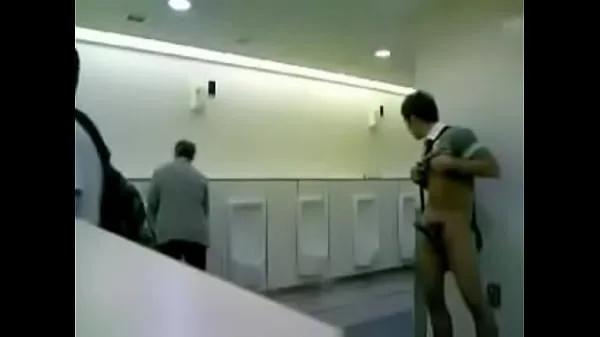 XXX exhibitionist plan in public toilets top Videos