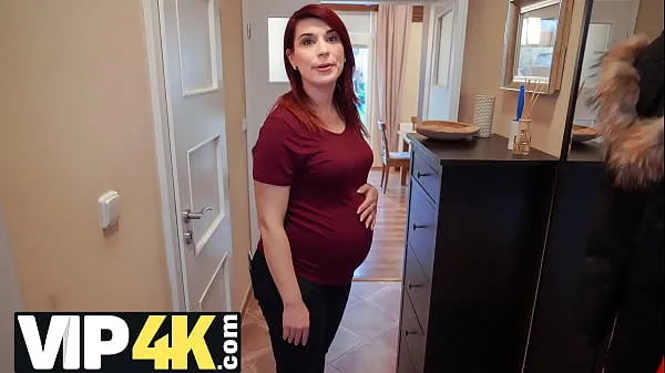 XXX DEBT4k. Bank agent gives pregnant MILF delay in exchange for quick sex top Videos